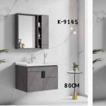 WK9145 80cm Wall-Mounted Vanity Basin Cabinet