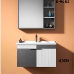 WK9082 80cm Wall-Mounted Cabinet Basin