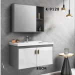 WK9128 80cm Wall-Mounted Cabinet Basin