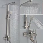 Brushed Stainless Steel 304 Shower Mixer