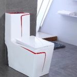 Executive L-Red Designers Water Closet - Model BT-CC27-3