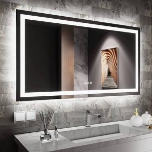 150x80cm Landscape executive led mirror with bluetooth
