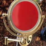Round Gold 3x LED Magnifying Mirror